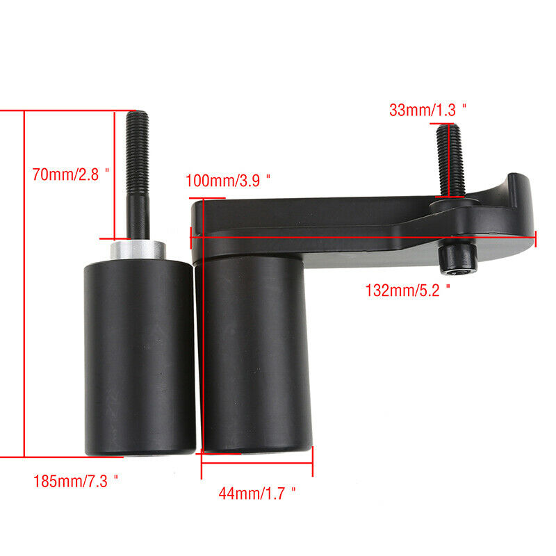 Left Right Frame Sliders Fairing Protector For Suzuki GSXR600 GSX-R750 2006-2009