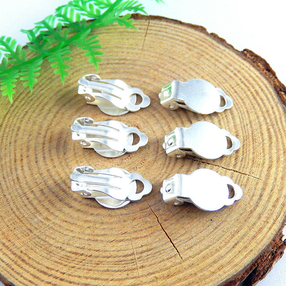 80PCS White K Tone Iron Hair Clips Clasp Hair Accessories Crafts Findings 51245