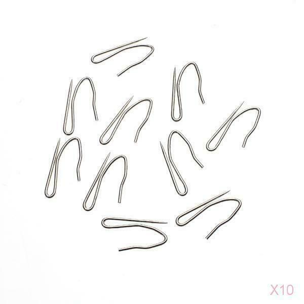100Pcs Bathroom Shower Window Curtain Pleater
