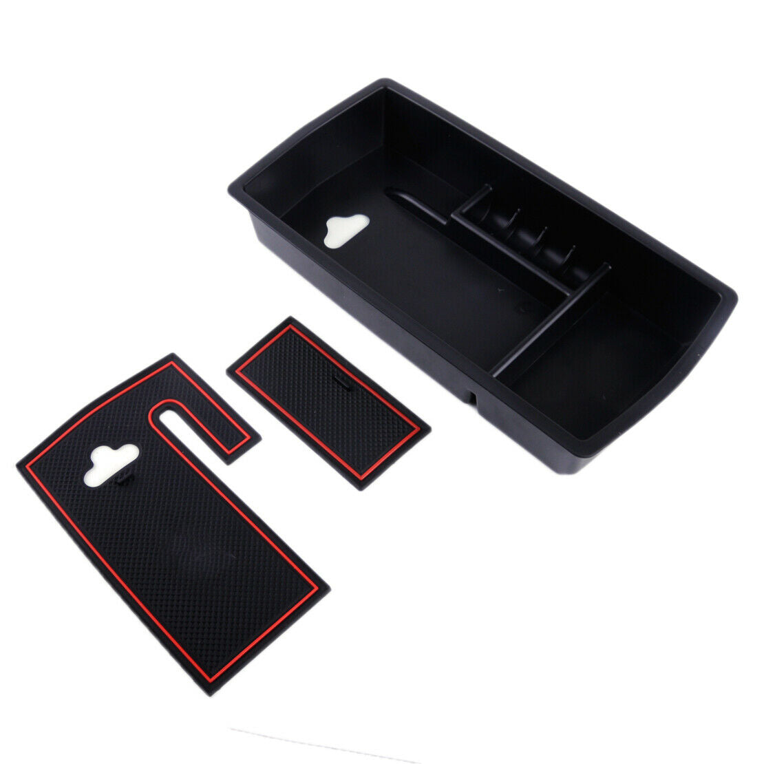 Armrest Storage Box Glove Box Tray Storage Box Fit for Peugeot 3008 GT 16 17 An