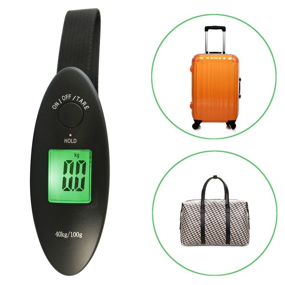 40KG Portable Hanging Digital Electronic Travel Suitcase Luggage Weigh Scale New