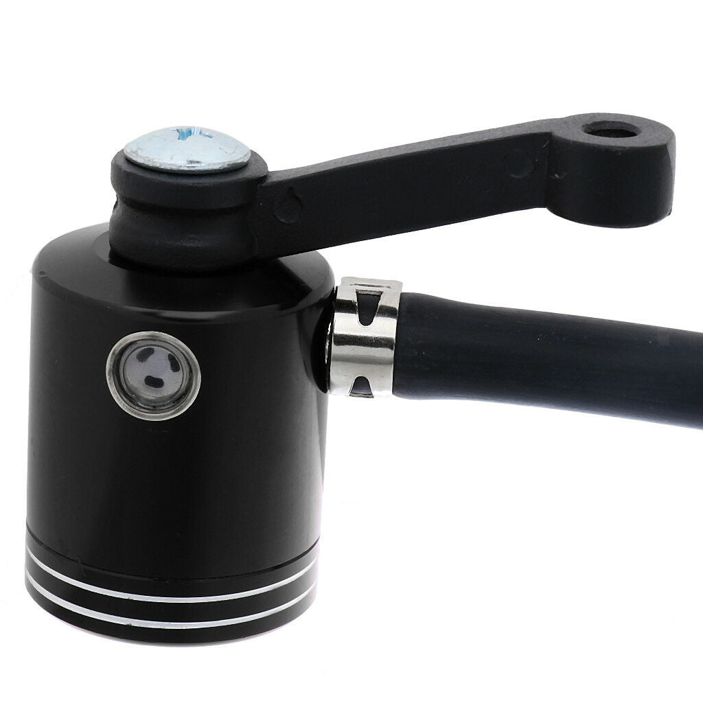 Black Motorbike Brake Oil Cup Reservoir Front Fluid Bottle Master Cylinder
