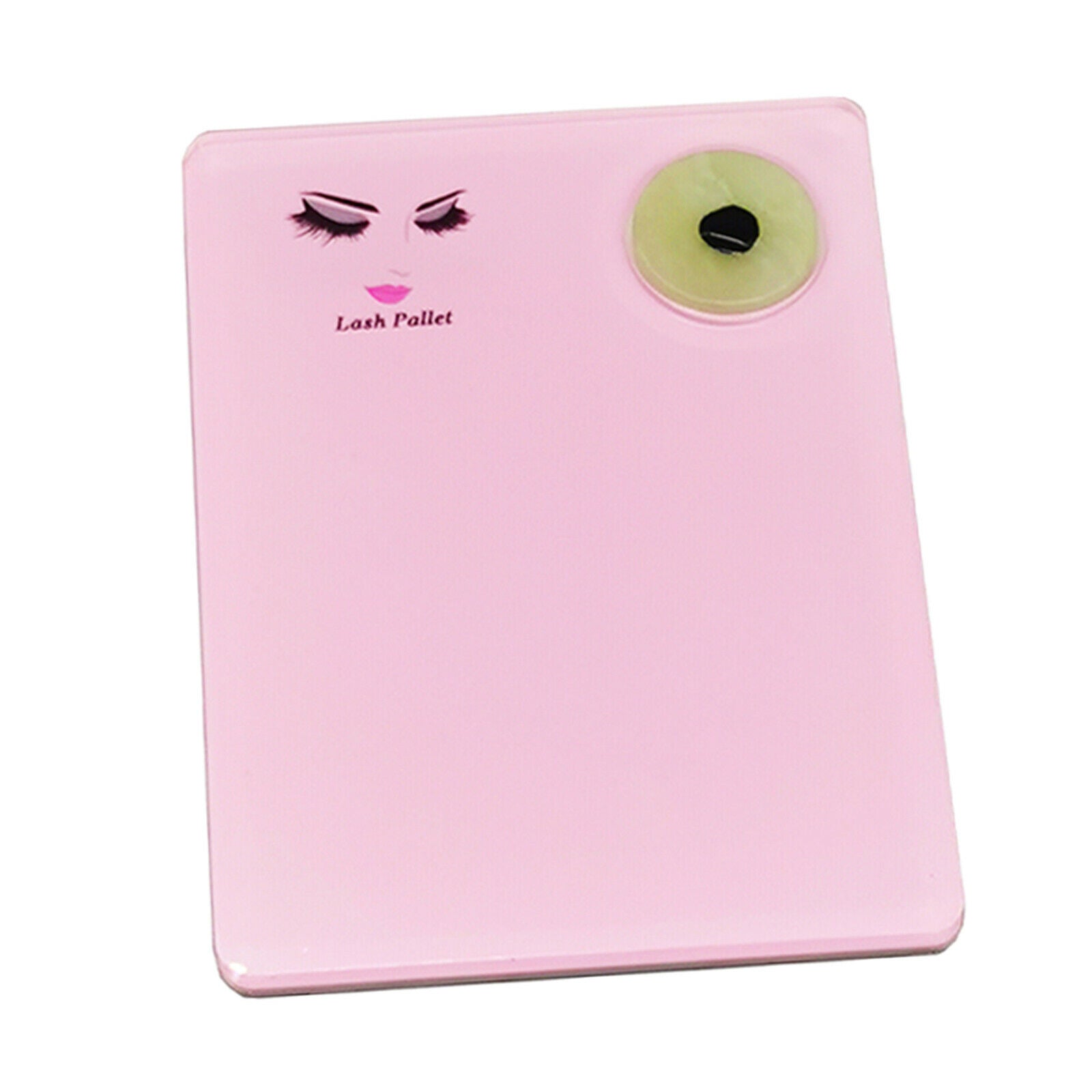Pink Acrylic Eyelash Extension Stand Pallet Holder Display Pad Gasket Tool +