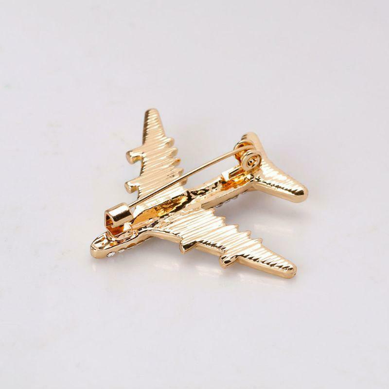 Plane Brooch Airplane Enamel Charms Jewelry Party Badge Banquet Scarf Pins Gifts