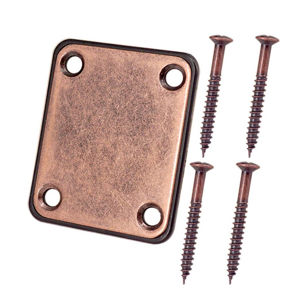 Guitar Mounting Back Plate with Screws Great for Guitar Replacement Parts