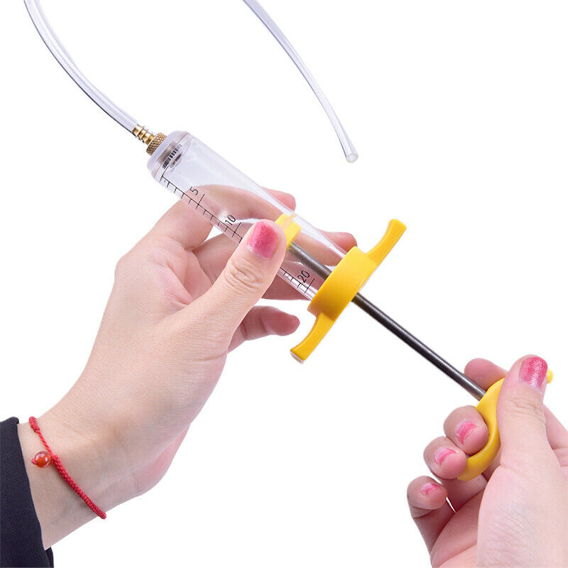 Bicycle Universal Hydraulic Bleed Kit Bleed Syringe Injecter Bike Repair .l8