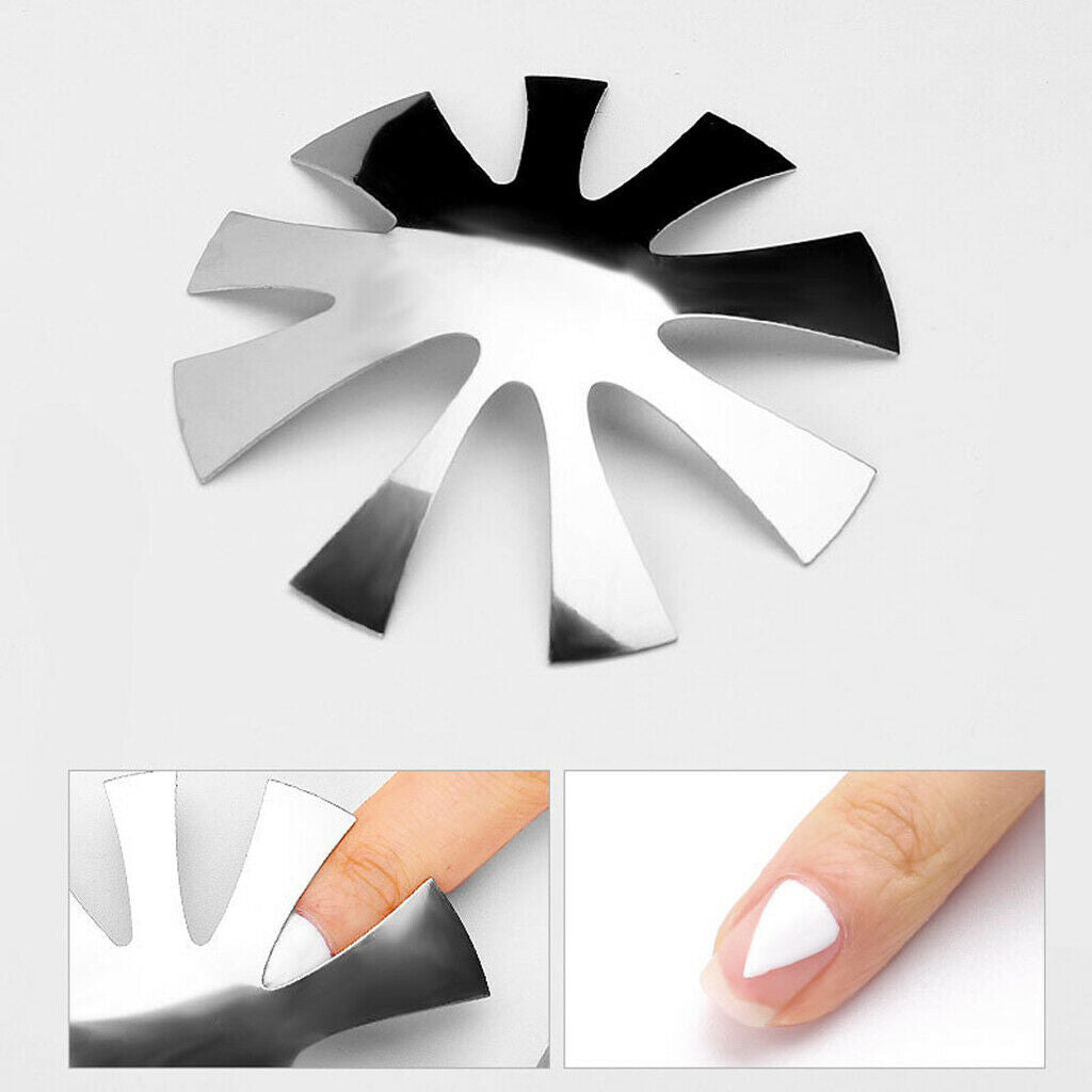 Easy French Nail Cutter Line Edge Trimmer Concave/V Shaped for UV Gel Tool