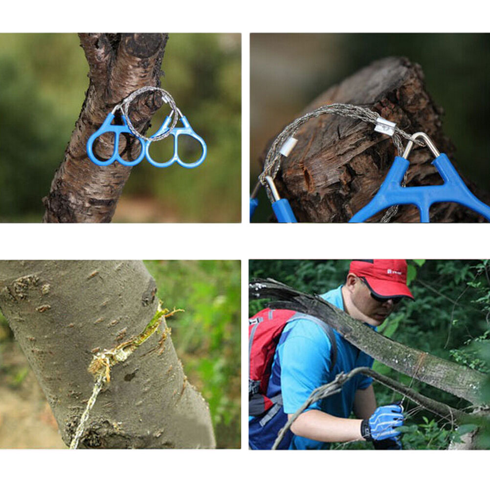 Steel Wire Saw Outdoor Scroll Travel Camping Hiking Hunting Survival .l8