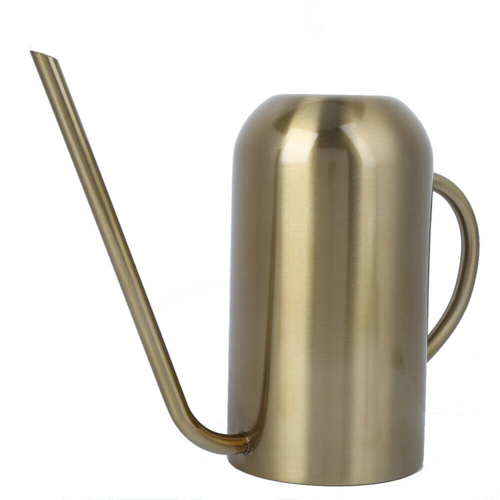 1.5L  Long Spout Watering Can Spray Sprinkling Pot Stainless Steel Watering Pot