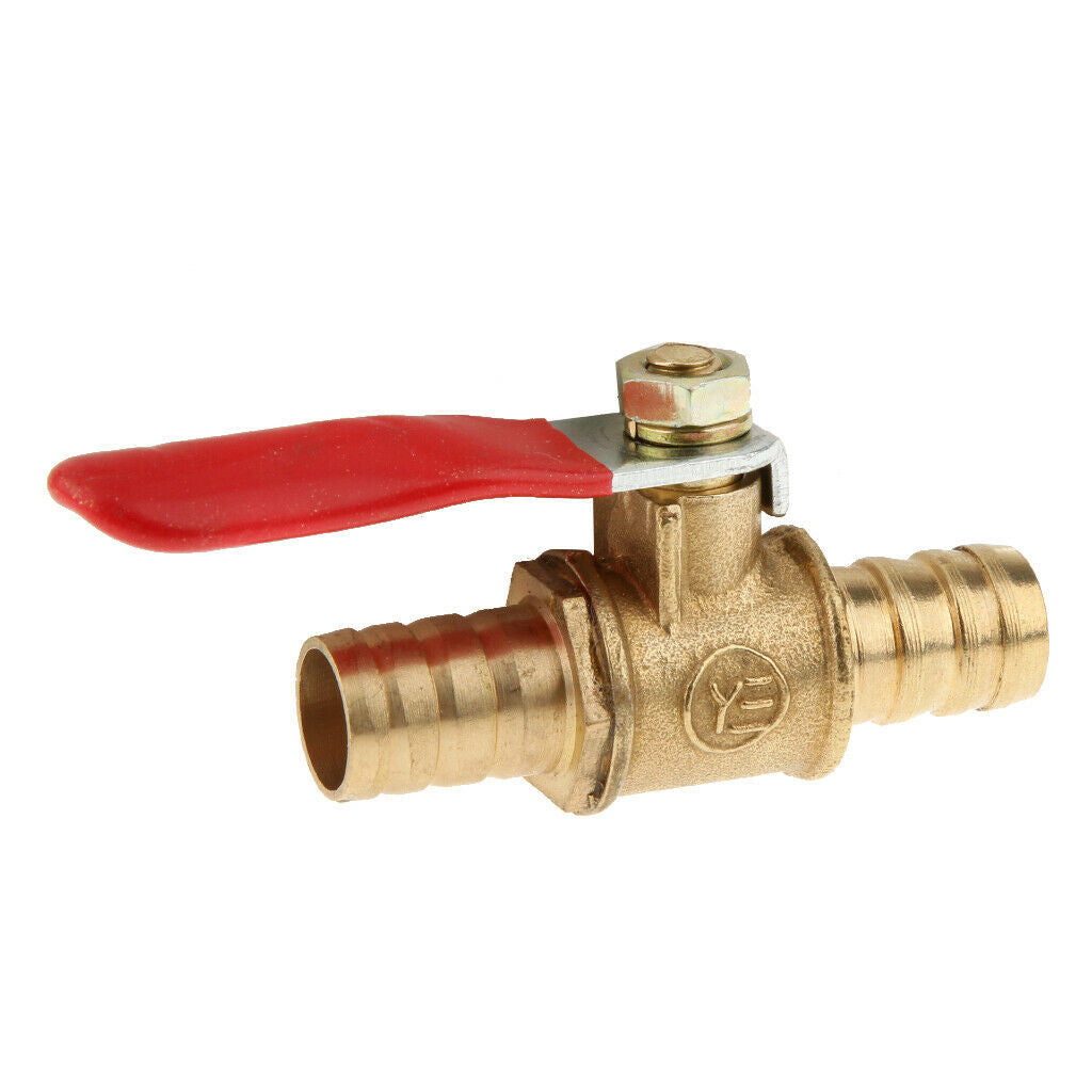 2pcs 1/4 "brass Ball Valve Stop Valve Stop Valve Tap Gas Air Liquid Faucet