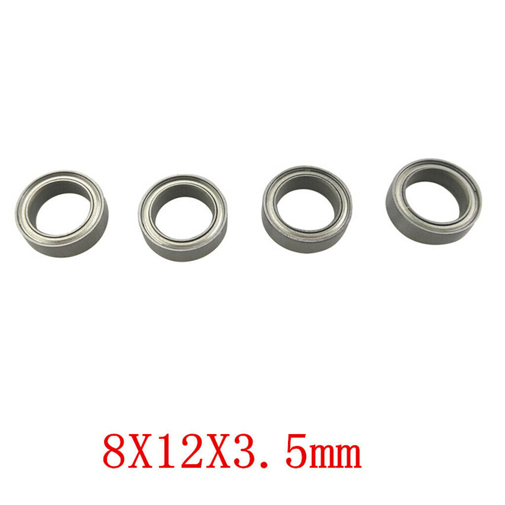 8 Pieces 8x12x3.5mm Bearing for Wltoys A959-B A979-B A959 A969 A949 A979