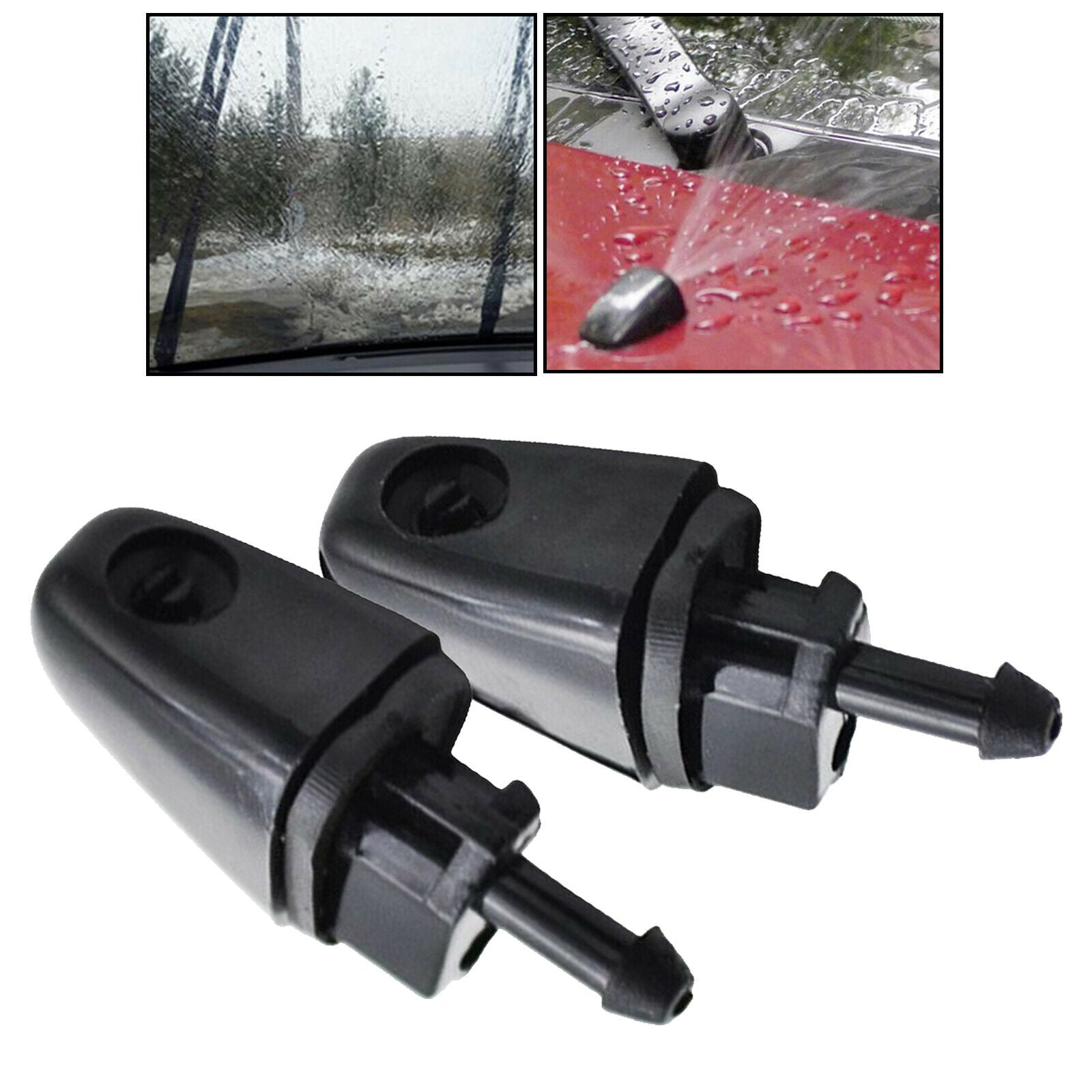 2x Car Parts Front Headlight Washer Nozzle Fits for Mazda 6 GG1 2005 2007