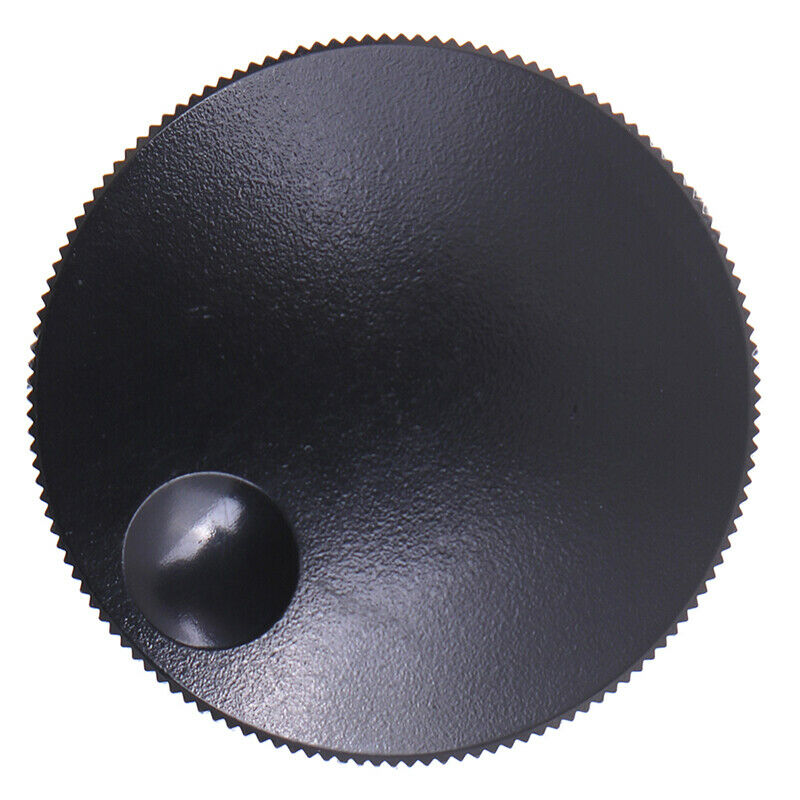32.5x13mm Volume Control Black Plastic Knob for 6mm Potentiometer NL