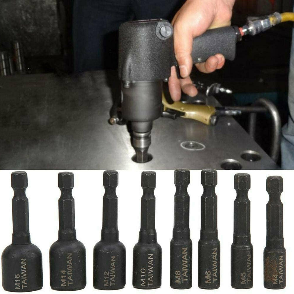 1/4 Hex Handle Metric Screw Tap M4/5/6/8/10/12/14/16 Threading Tool New LIN