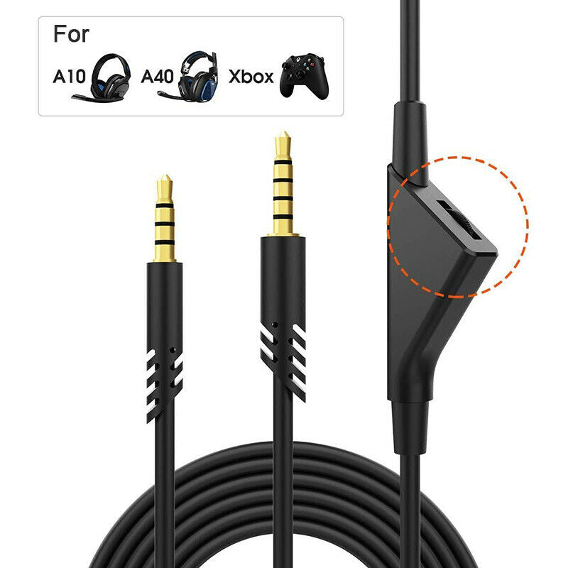 Replacement Cord Cable for Astro A10 A40 A30 G233 Gaming Headset CableI7CA
