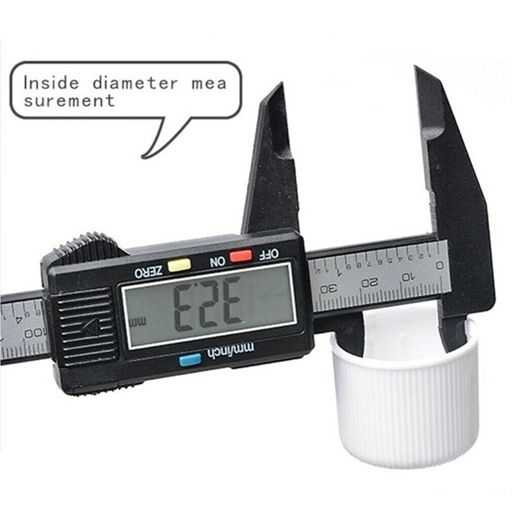 150mm 0-6" Electronic Digital Caliper Micrometer with LCD Display Inch/Metric
