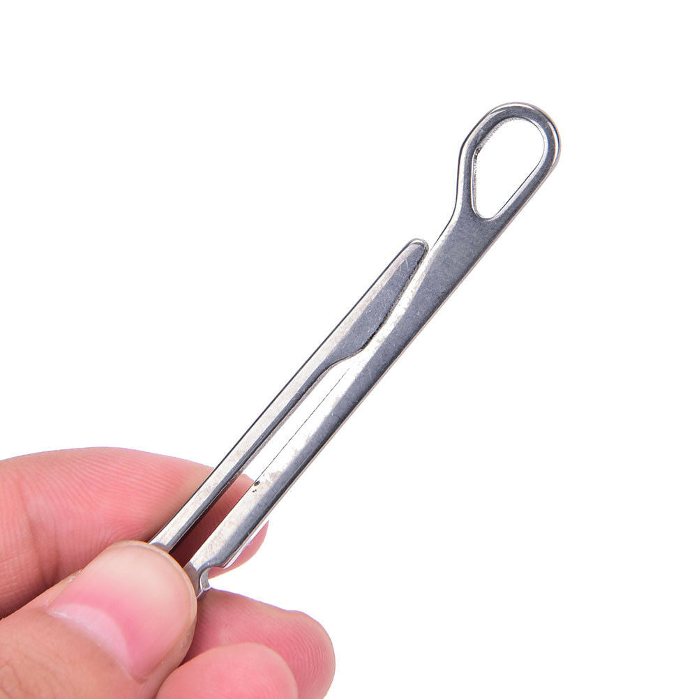 Stainless steel Pocket Suspension Clip EDC Keys Tools Keychain Load Holde.l8