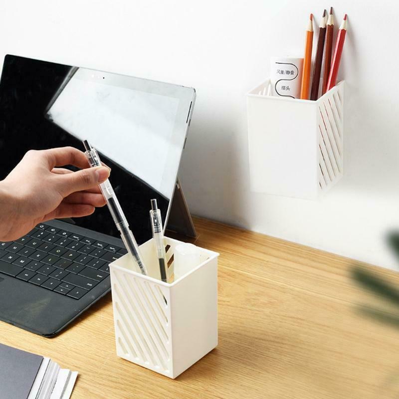 Multifunctional Pen Container Student Pencil Holder White Makeup Brush Holders