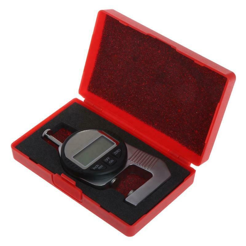 Digital thickness gauge 0-12.7mm/0.01mm 0.5"/0.0005" Electronic measuring tool