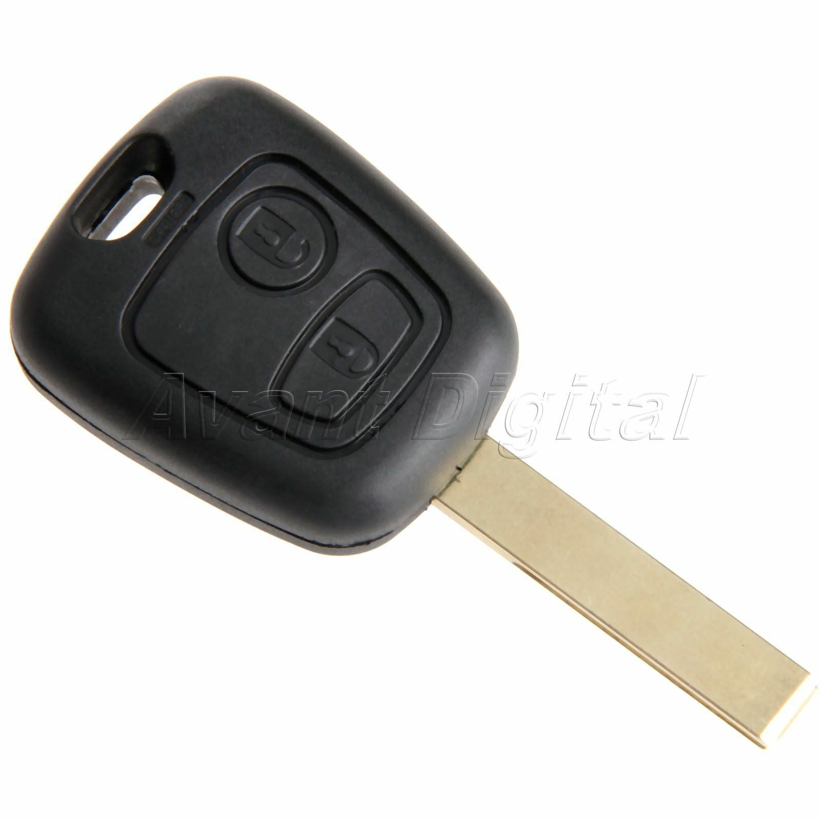 Uncut Blade 2 Button Car Remote Fob Shell Case Cover For Peugeot 307 107 207 407