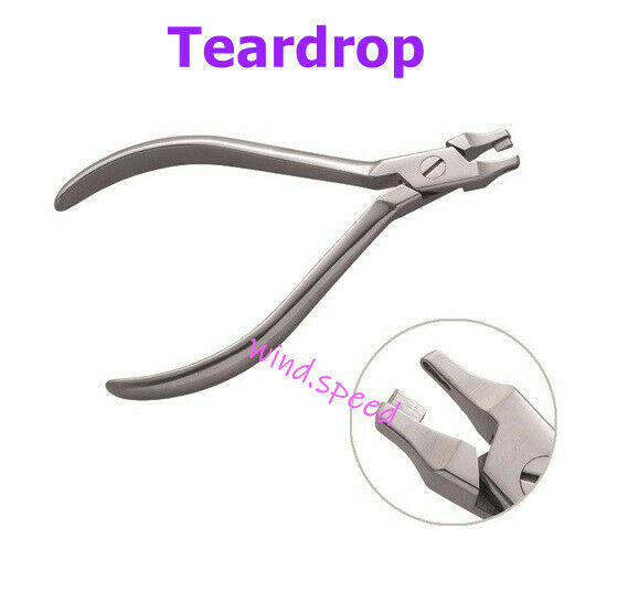 10pcs Dental Ortho Invisable Brace Aligner Thermal forming Pliers Teardrop Plier