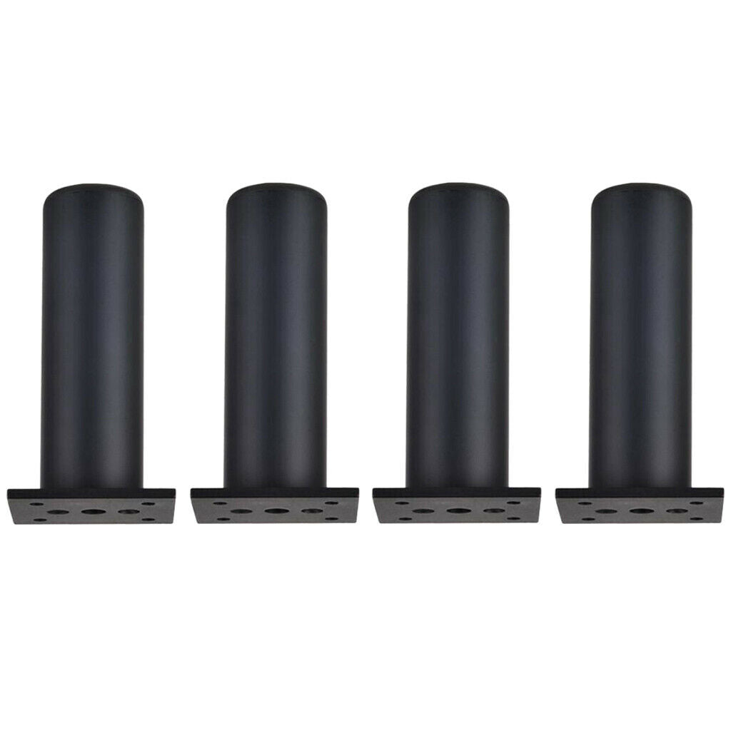 4PCS Round Cabinet Sofa Couch Furniture Legs Adjustable Aluminium Alloy Feet