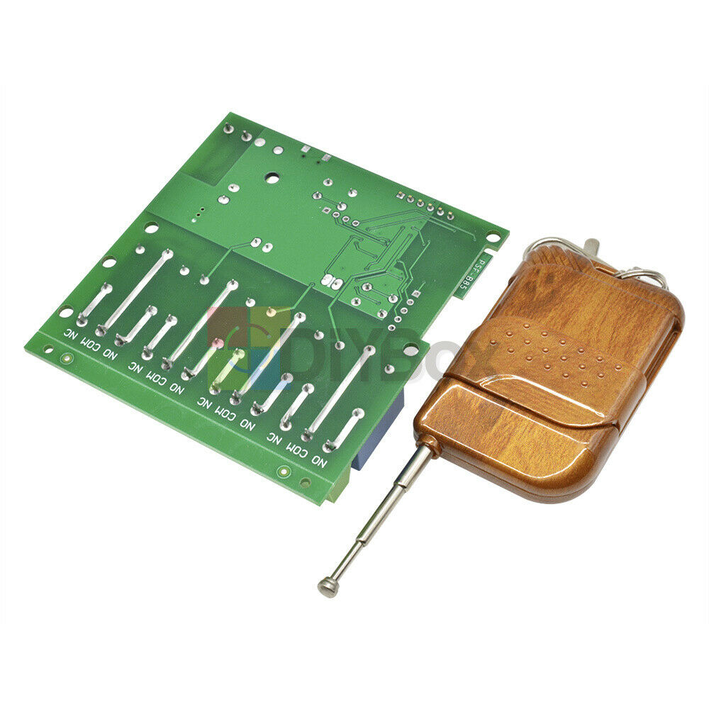 433MHz Smart DIY Wireless Remote Control Switch DC 5-32V 4CH 4 Relay Receiver