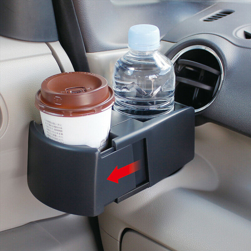 Adjustable Car Scalable Dual Cup Holder Drink Ashtray Mobile Phone Bracket Clip