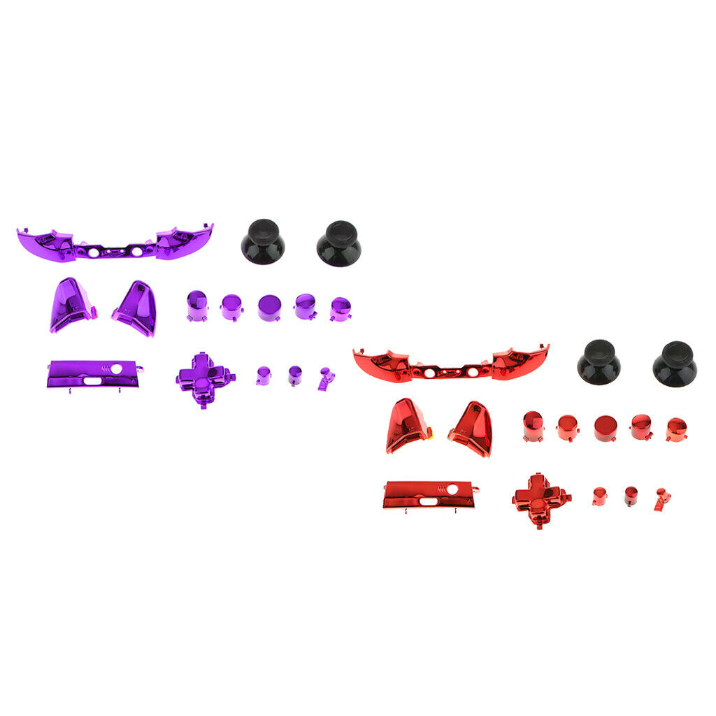 2 Set Bumper LB RB LT RT Analog Stick Full Buttons For Xbox One S Controller