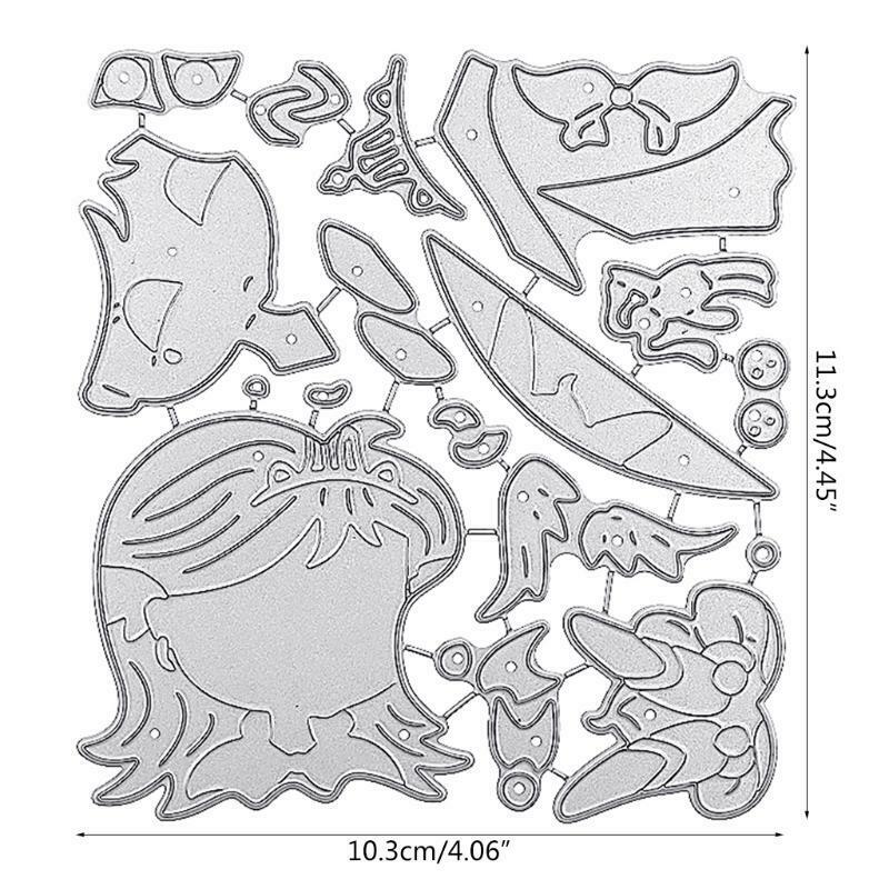 Girl Princess Metal Cutting Dies Stencil DIY Scrapbooking Album Paper Card Mold
