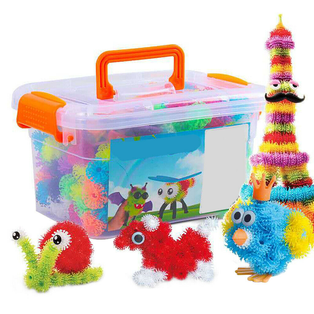 400Pieces DIY Early Educational Sticky Balls Learning Toys for Boys Kids