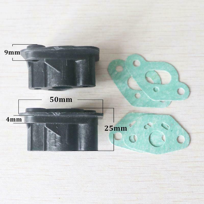 2pcs 36F / 33 Brush cutter intake manifold carburetor connector adaptor