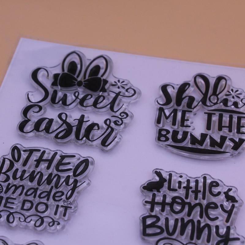Easter Eggs Silicone Clear Seal Stamp DIY Scrapbooking Embossing Photo Album