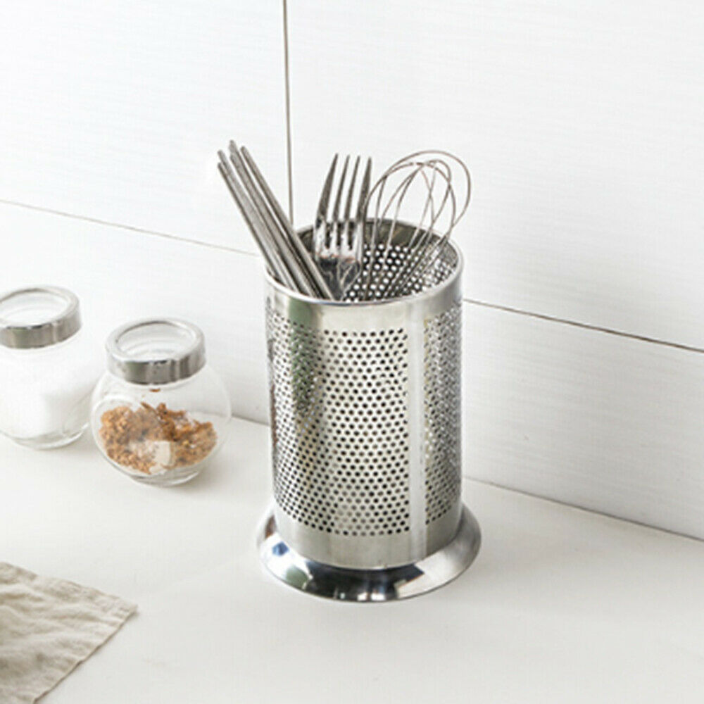 Stainless Steel Chopsticks Tableware Drain Rack Kitchen Chopsticks Spoon Cage