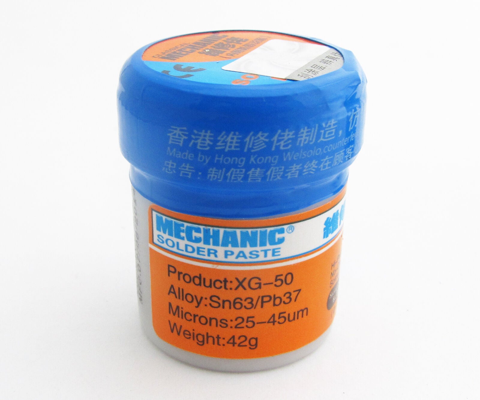 5pcs MECHANIC MCN-300 SOLDER PASTE 50g Sn63/Pb37 25-45um