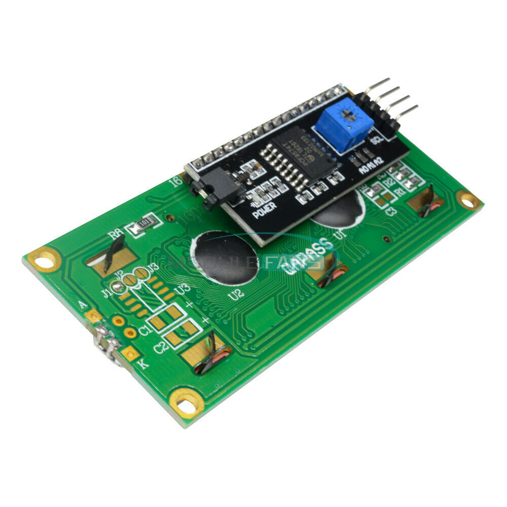 10PCS Blue IIC/I2C/TWI/SPâ€‹â€‹I Serial Interface1602 16X2 LCD Module Display