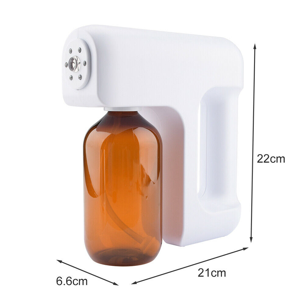 500ML Wireless Nano Blue Light Steam Spray Disinfection Sprayer Gun USB Charging