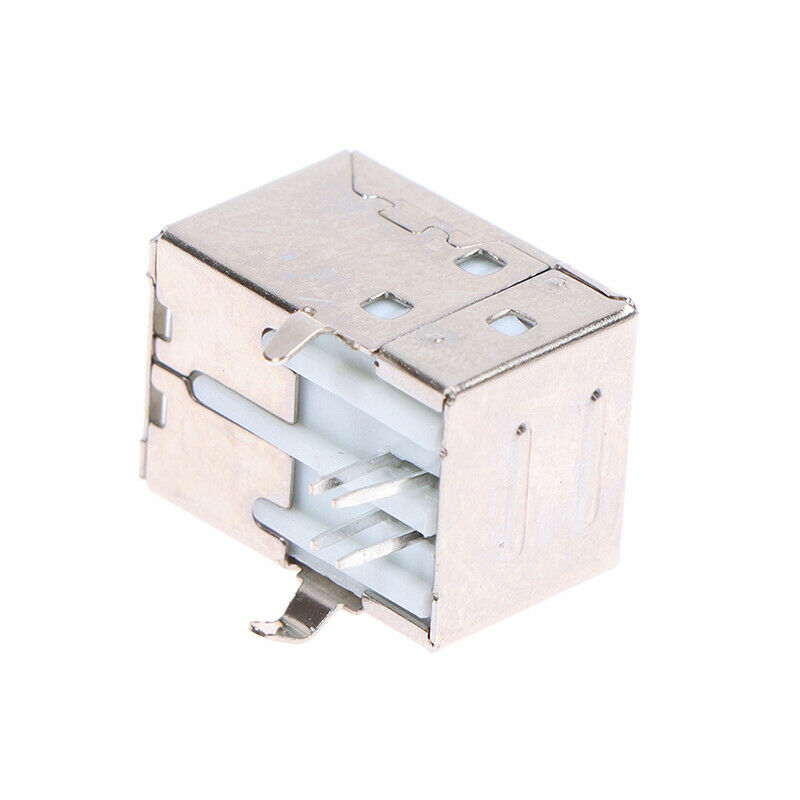 10Pcs/Lot USB B Type Female Spile Connect 90 Degrees For Printer Data InterfaI7