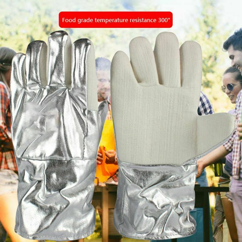 Aluminum Foil Flame Retardant High Temperature Insulation Anti-Hot Gloves Kit