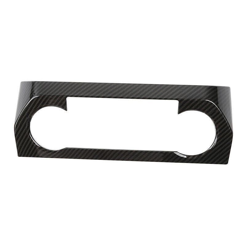 For Ford F150 2015-2019 Carbon Fiber ABS Console Air condition Panel Cover Trim