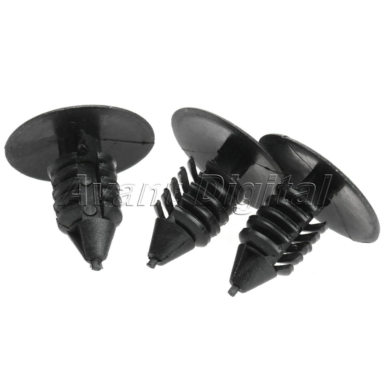 50X Car Fender Bumper Nylon Black Retainer Fastener Clip for AMC Ford Chrysler