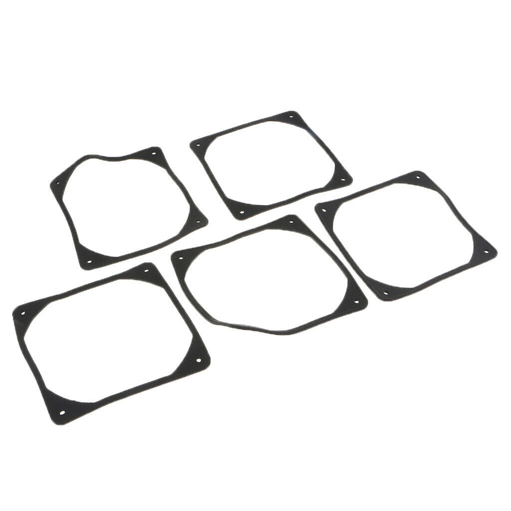 5x 80mm PC Case Fan Anti Vibration Gasket Silicone Shock Absorption Pad