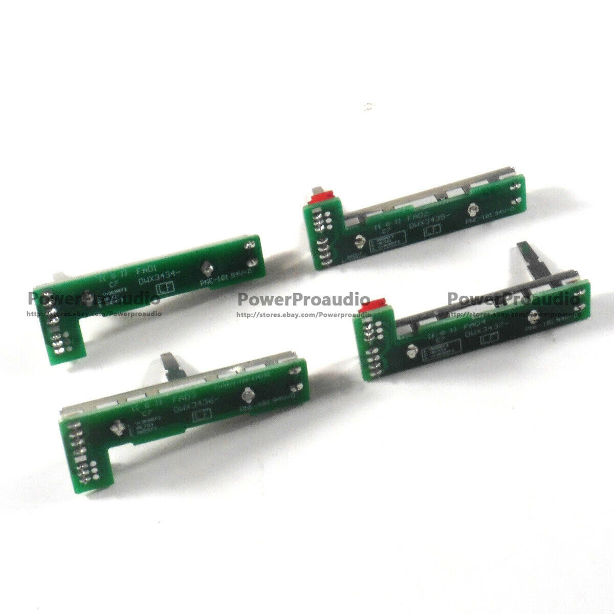 Made in Japan 4PCS FADER FOR PIONEER DJM 750 DWX3434 3455 3436 3437 ALPS