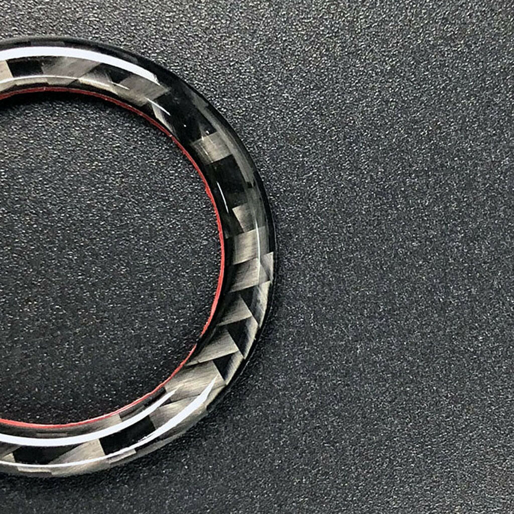 Carbon Fiber Car Start Button Frame Trim For Benz E Class W213 C Class W205