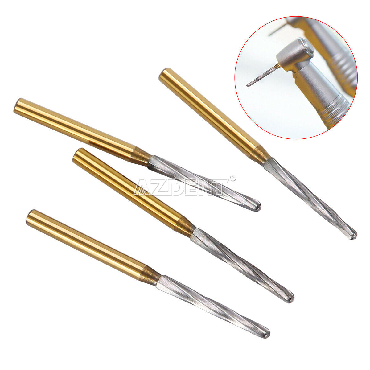 10X Dental Surgical Zekrya Carbide Tungsten Bone Finishing Burs FG Bur 25mm