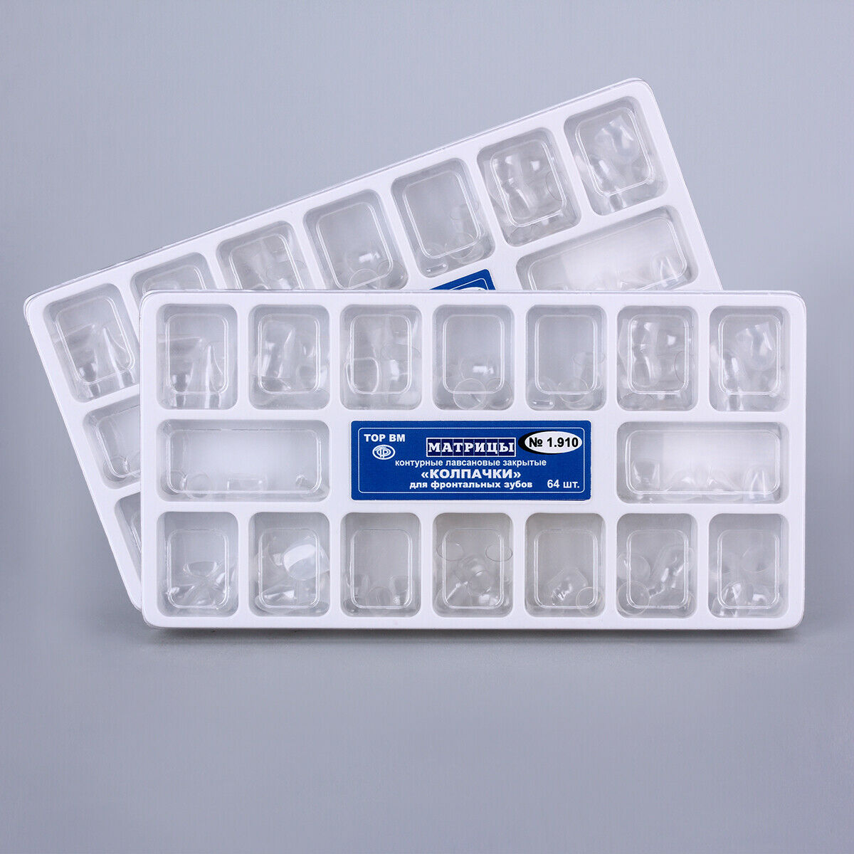 Dental Matrices Matrix Anterior Posterior Clear Transparent Crowns 2X 64pc