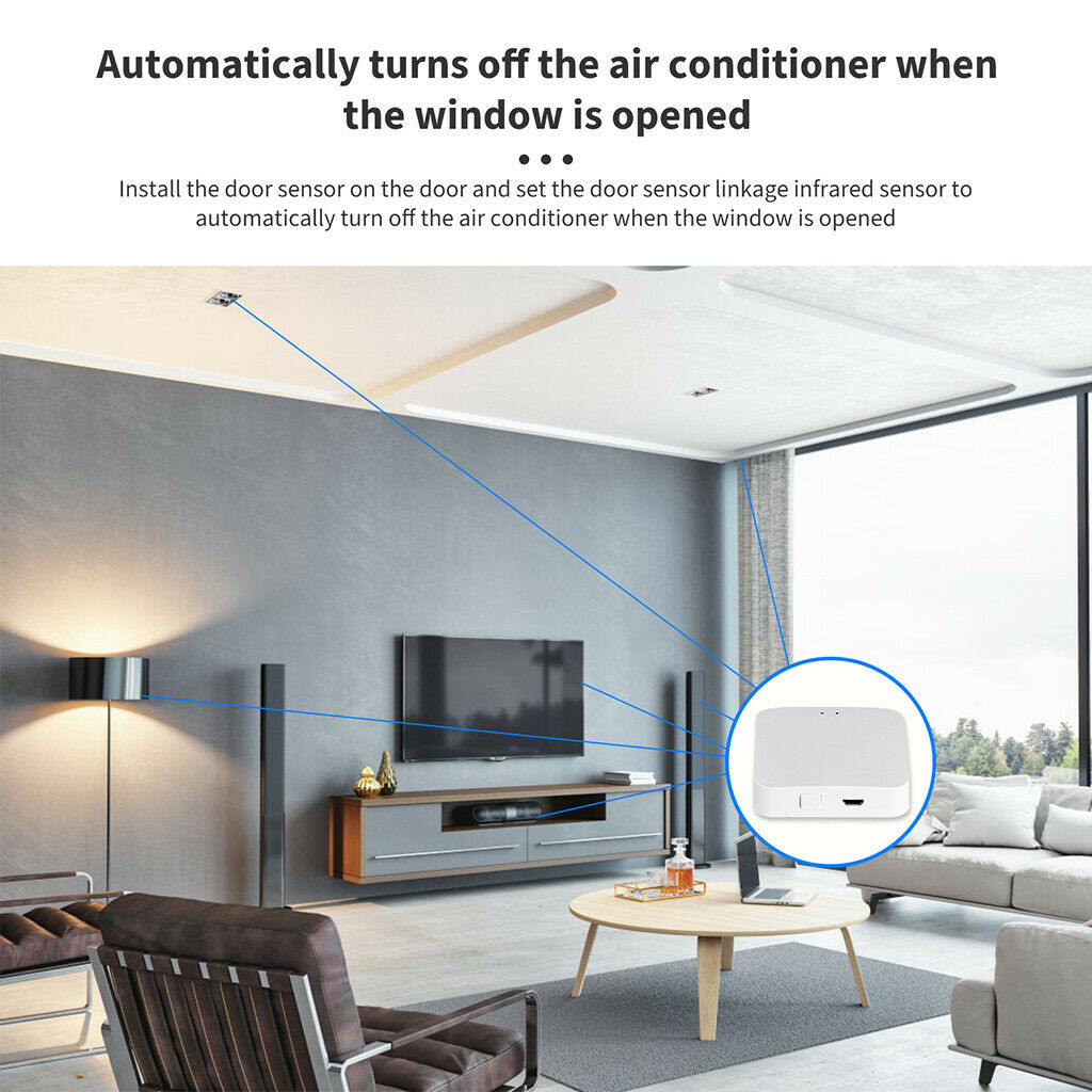 Mini Hub Gateway Wireless Smart Home Bridge APP / Voice Remote Control