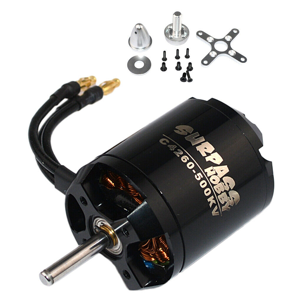 C4260 500KV Brushless Outrunner Motor 42 Ã— 60mm For RC Airplane Accessories