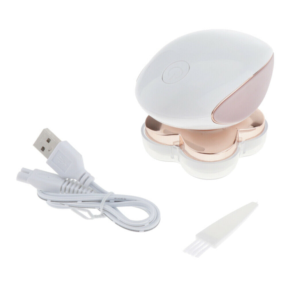 USB Rechargeable Cordless Electric Shaver Women Face Hair Removal Painless