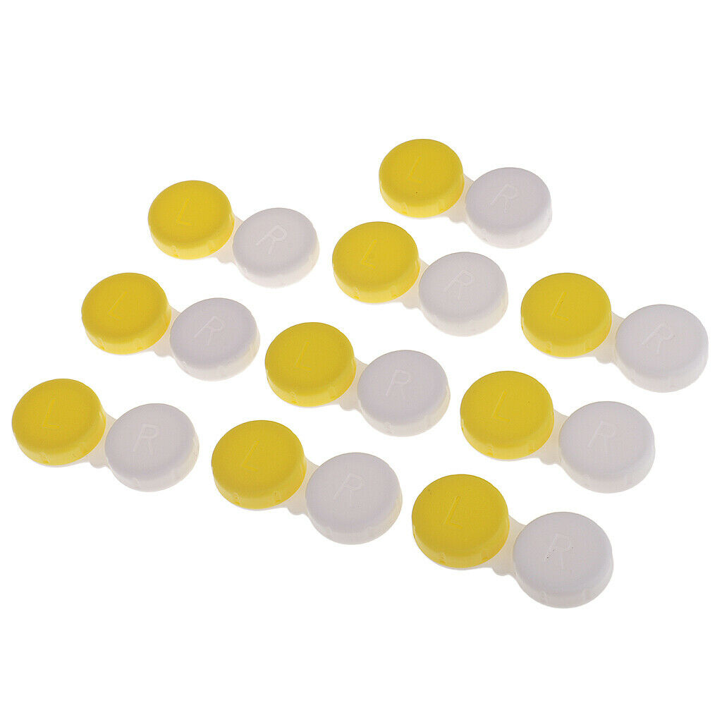 Pack of 20 Mini Contact Lens Cleaner Washer Cleaning Lenses Container Case for
